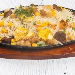 رز صيني مشكل ( روبيان دجاج )